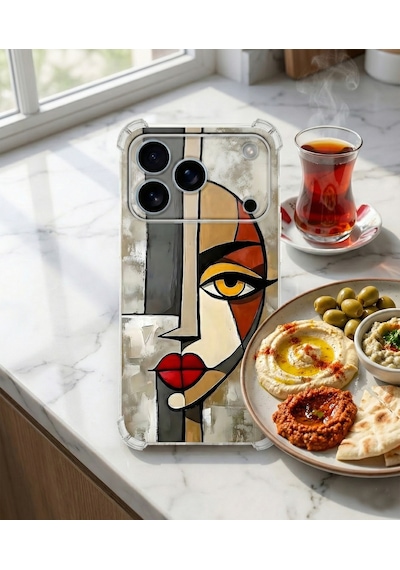 Printify Infinix Note 50 Pro İle Uyumlu Şeffaf Silikon Kılıf Uv Baskılı Esnek Tpu Kapak Çözüm No6