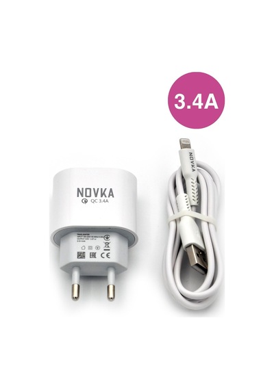 Novka NVK10 Lightning Uyumlu 3.4 A Şarj Cihazı