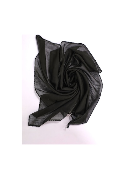 Melodi Scarf Kadın Tesettür Şal Bone İç Başörtüsü Topuz Tokası Seti Siyah Melodi Scarf Kadın Tesettür Şal Bone İç Başörtüsü Topuz Tokası Seti Siyah