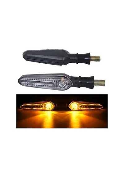Sinyal Sarı Işık - Düz Led Takım Optik Camlı E Belgeli