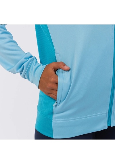Açık Mavi Joma Kadın Futbol Sweatshirt Winner Full Zip 901679.365