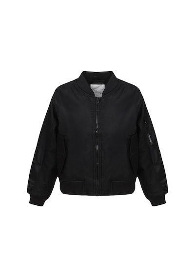 Civil Boys Kolu Cepli 10-13 Yaş Mont - Siyah