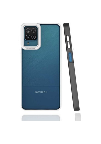 Zore Galaxy A12 Kılıf Nvth Mima Kapak - Siyah