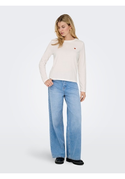 Only Jdy Bayan Uzun Kolu Sweat 15359938 Beyaz