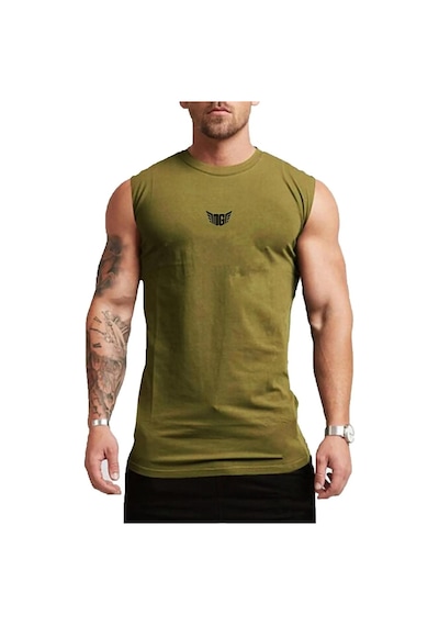 Genius Store Erkek Nem Emici Hızlı Kuruma Atletik Teknik Performans Sporcu Sıfır Kol T-shirt Mg-atlet Haki Genius Store Erkek Nem Emici Hızlı Kuruma Atletik Teknik Performans Sporcu Sıfır Kol T-shirt Mg-atlet Haki