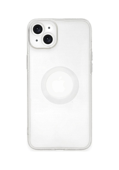 Apple iPhone  Uyumlu,  14 Plus Kılıf Santa Lens Silikon - Şeffaf