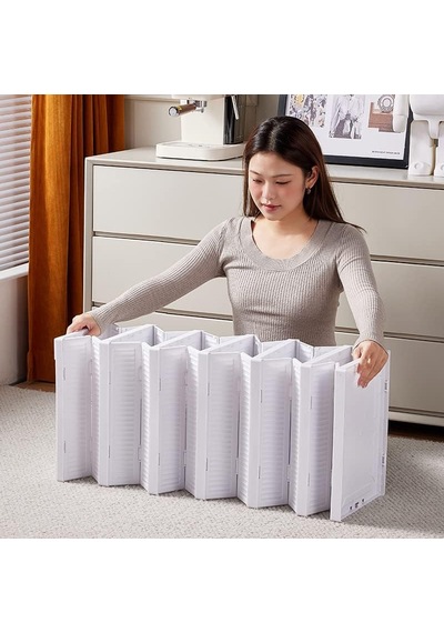 6 Katlı Kapaklı Katlanabilir Plastik Şeffaf Ayakkabı Dolabı, 105cm Yükseklik, Beyaz, Modüler Saklama Organizeri Çok Renkli 6 Katlı Kapaklı Katlanabilir Plastik Şeffaf Ayakkabı Dolabı, 105cm Yükseklik, Beyaz, Modüler Saklama Organizeri Çok Renkli