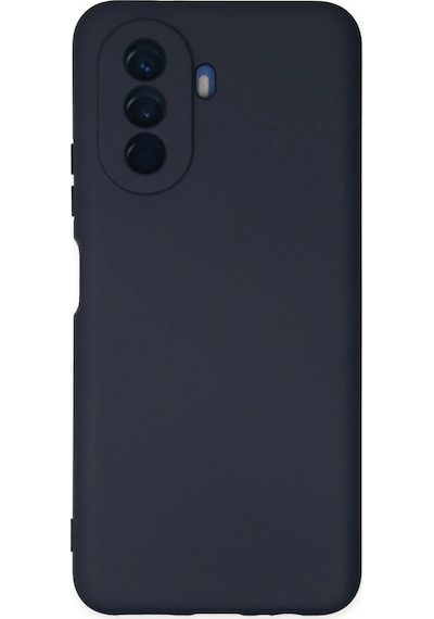 Uray Store Huawei Nova Y70 Kılıf Nano İçi Kadife Silikon - Lacivert