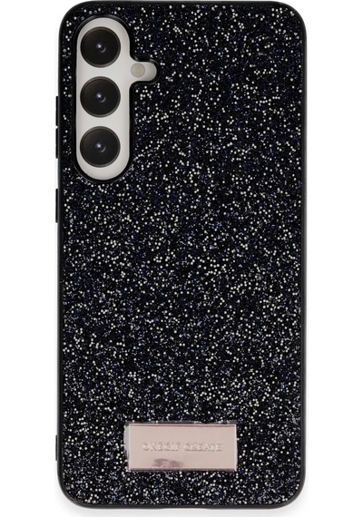 Onegif - 70 - Samsung Galaxy Uyumlu A55 5g Bright Simli Kapak - Ilkestor - - Siyah Sıyah