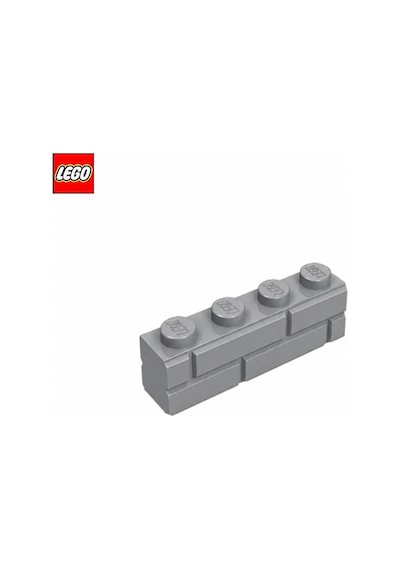 Yedek Parçalar: Modifiyeli Duvar Parçası: 100 Adet 1x4 Açık Gri 15553 - Parts: Brick, Modified: 100 Piece 1x4 Light Bluish Gray