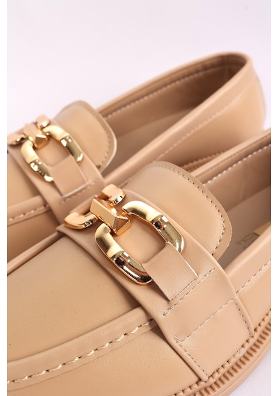 Edna Kadın Loafer Ayakkabı A001-36-k203 Ten