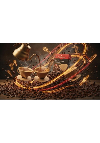 No:4 Filtre Kahve Kağıdı, 80 Adet, Ağartılmamış Kahve Filtresi Diğer