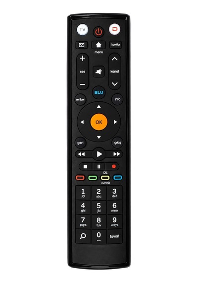 D-smart Uyumlu Kumanda Blu Akıllı Uydu Alıcısı Kumandası