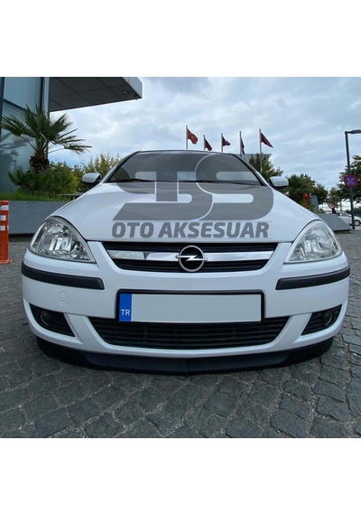 Sts Oto Aksesuar Opel Corsa C Lip Üniversal 2 Parça Astra H Tipi Esnek Tampon eki