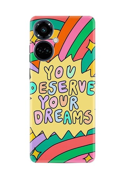 Tecno Camon 19 Pro Kılıf Boutique Baskılı Resimli You Deserve Pcode -056