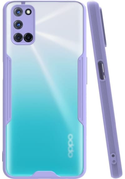 Oppo A72 ile Uyumlu Kapak Colorful Kamera Korumalı Silikon Kılıf