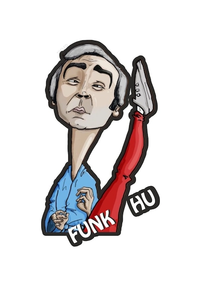 Şener Şen Funk Hu Sticker 15Cm