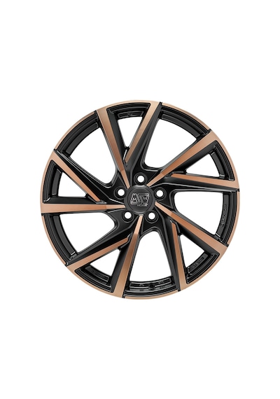 Msw-80/5 Cant 5x112 19x8 Et38 66.56 Matt Black Full Polısh Jant Desıgned By O.z. (4 Adet)