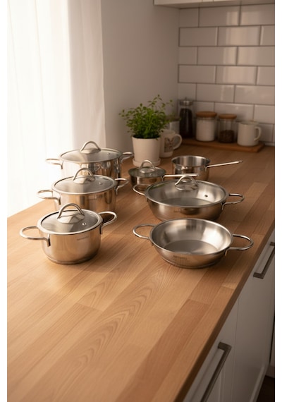 Bernardo Kayra 12 Parça Çelik Set Inox