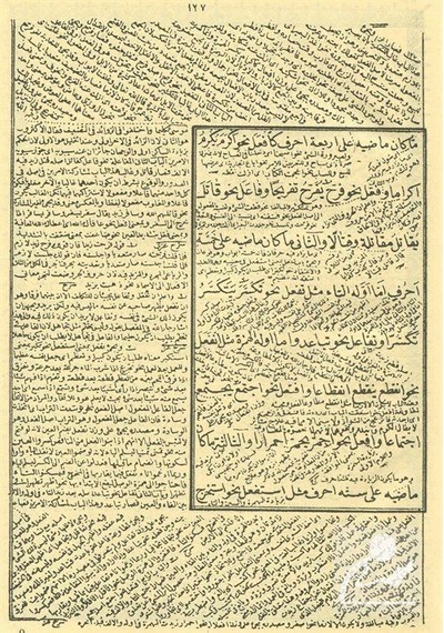 Kitabüs Sarf - Eski Dizgi Sarf Cümlesi - Emsile Bina Maksut İz .