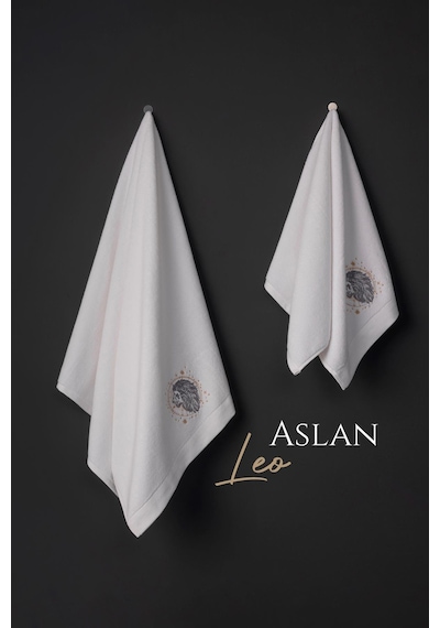 Varol %100 Microcotton Üst Kalite Havlu Seti Burç Nakışlı Aslan-standart Aslan Diğer