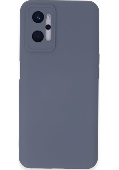 Realme 9i 4g Kılıf İçi Kadife Kaplı Nano Silikon Kapak - Gri Gri