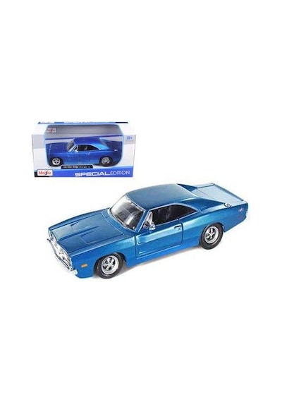 Maisto Dodge Charger 1969 1 24 Model Araba S/e Mavi