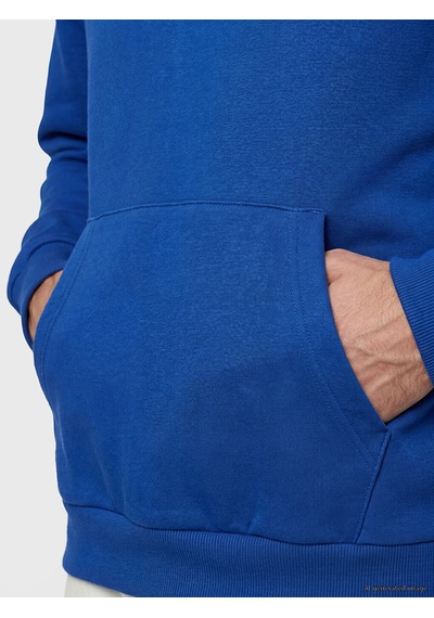 LC Waikiki Lc Waıkıkı Mavi Kanguru Cepli Erkek Hoodie