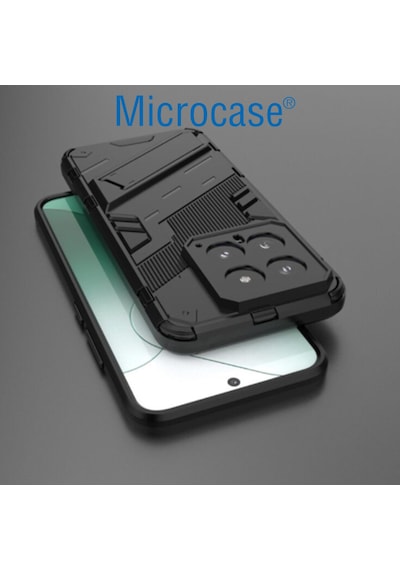 Xiaomi 14 Matrix Seri Armor Standlı Perfect Koruma Kılıf-al3416