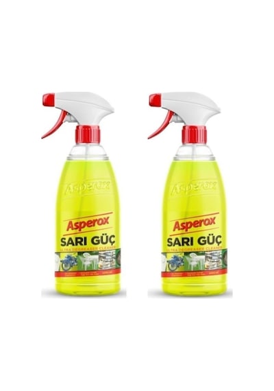 Asperox Sarı Güç Çok Amaçlı Ultra Temizleyici 2 X 1 L 3'lü Set