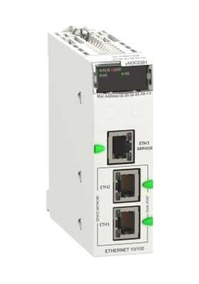 Bmenoc0301 - İletişim Modülü, Modicon M580, Ethernet 3 Bağlantı Noktalı Ethernet