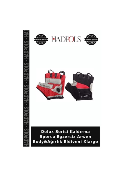 Delux Serisi Kaldırma Sporcu Egzersiz Arwen Body&ağırlık Eldiveni Xlarge Çok Renkli