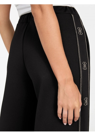 Guess Octavia Kadın Siyah Aktif Palazzo Fit Eşofman Altı V5bb12kcx22-jblk Siyah