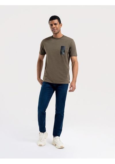 Loft Lf2031824-23y Erkek T-shirt LF2031824-R10295 Haki