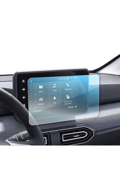 Dacia Sandero Stepway 2021-2022 Uyumlu 8 İnç 9h Nano Ekran Koruyucu 9H Nano Ekran Koruyucu