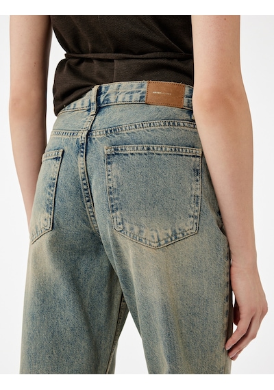 Koton Pamuklu Düz Kesim Düz Paça Jean Pantolon - Straight Jeans Green Cast 7wal40008md Yeşil Koton Pamuklu Düz Kesim Düz Paça Jean Pantolon - Straight Jeans Green Cast 7wal40008md Yeşil