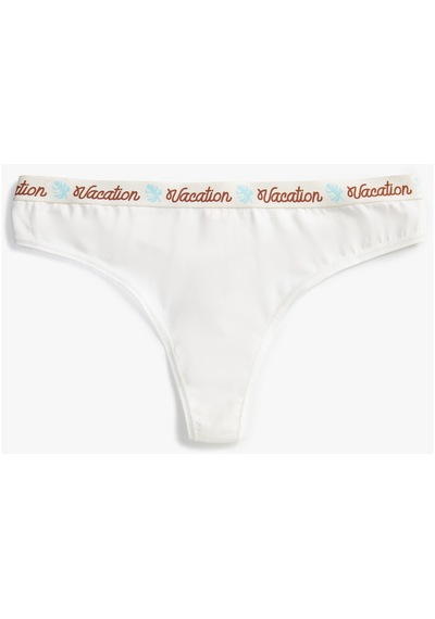 Koton String Külot Pamuklu Lastik Kısmı Slogan Detaylı Ekru 3slk30042mk 3SLK30042MK021 Ekru Koton String Külot Pamuklu Lastik Kısmı Slogan Detaylı Ekru 3slk30042mk 3SLK30042MK021 Ekru
