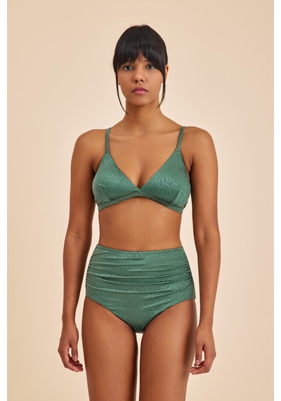 Amarelle Bali Yeşil Yüksek Belli Toparlayıcı Bikini Alt Yeşil
