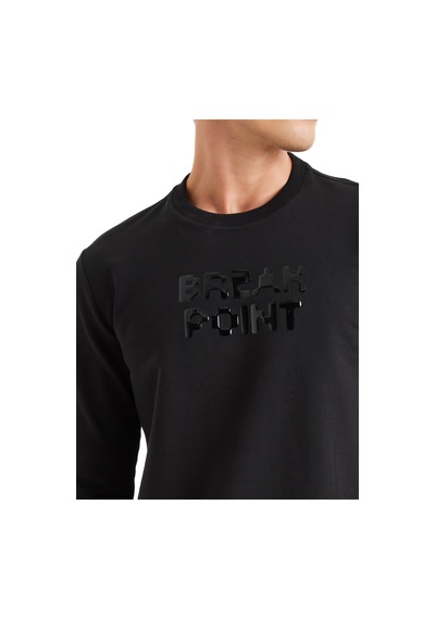 Blackspade Erkek Sweatshirt 40628 - Siyah
