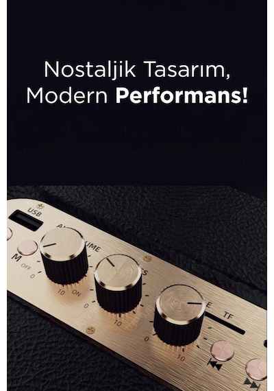 Torima D35 Nostalji Kablosuz Bluetooth Hoparlör