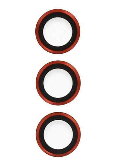 Newface - 899 - Samsung Galaxy S23 Plus Metal Kamera Lens - Edntrend - - Kırmızı