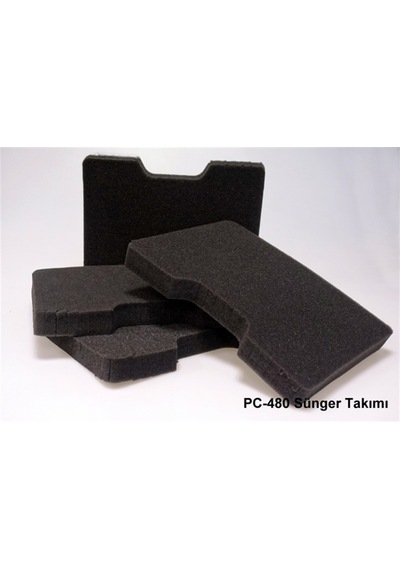 PC-480 Kırmızı - Perforeli Sünger ve Plastik Çanta 337 x 275 x 16