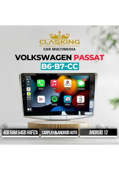 Volkswagen Passat B6-b7-cc 4 Gb Ram 64 Gb Hafıza Androıd Multime