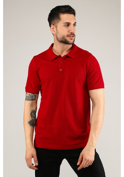 Uniprom Polo Yaka Tişört %100 Pamuk Bordo Erkek Bordo