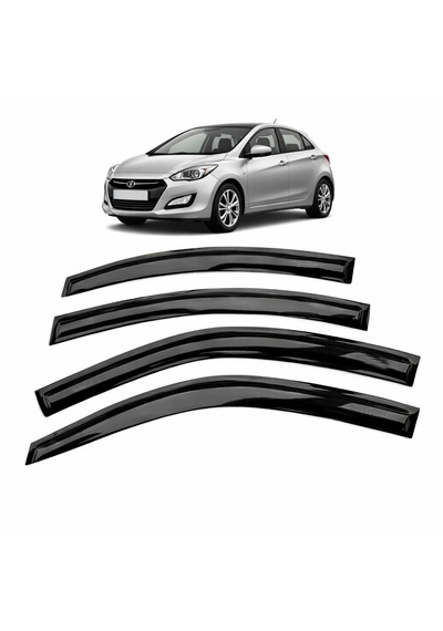 Hyundai I30 2012-2017 Slim Cam Rüzgarlığı 4 Parça