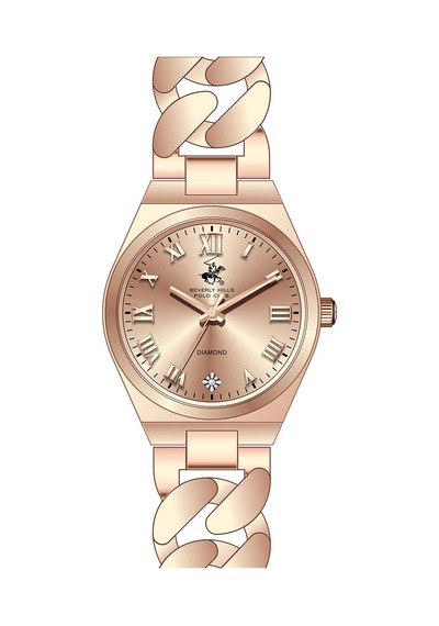 Beverly Hills Polo Club Bp3879c.410 Kadın Kol Saati Rose Gold