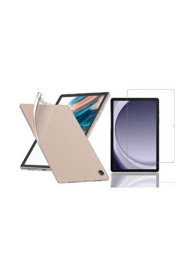 Honor Pad X8 10.1 Inç Kılıf Şeffaf Silikon Kılıf + Nano Ekran Koruyucu
