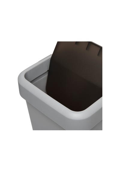 Motekk Comfort Dust Bin Gri Mutfak Çöp Kovası - 18 Lt