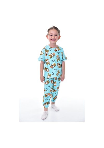 Bunny Hopp %100 Pamuk Interlok Kumaş Paw Patrol Kısa Kollu Kız Çocuk Pijama Takımı 3,4,5,6,7,8,9,10,11,12 Yaş Turkuaz Bunny Hopp %100 Pamuk Interlok Kumaş Paw Patrol Kısa Kollu Kız Çocuk Pijama Takımı 3,4,5,6,7,8,9,10,11,12 Yaş Turkuaz