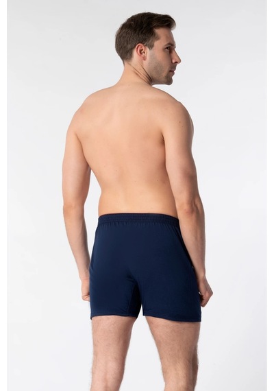 Erkek Karışık Renk 12'li Paket Penye Düğmeli Boxer KARIŞIK